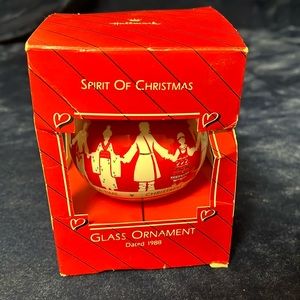 Hallmark Glass Ornament